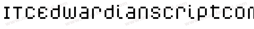 ITCEdwardianScriptCom Rg字体转换